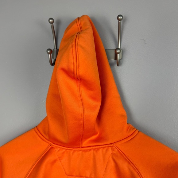 Chicago Bears NFL Youth Hoodie Size M (10-12) Orange Football Sweatshirt - Picture 6 of 10